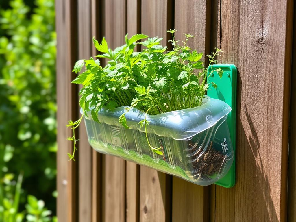 Vertical Garden Planter made from upcycled material