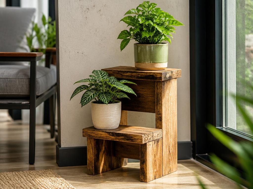 Plant Stand made from upcycled material