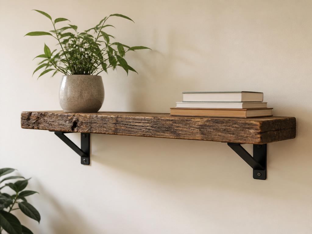 Wall Shelf made from upcycled material